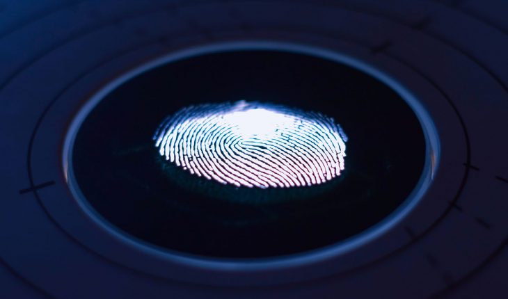 Digital scan of a fingerprint ID representing the new ARBS director ID